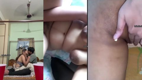 Indian sexy college girl hot kissing and dick sucking mms