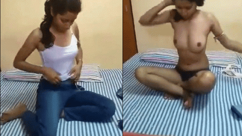 Indian slim girl sex video shot by her boyfriend