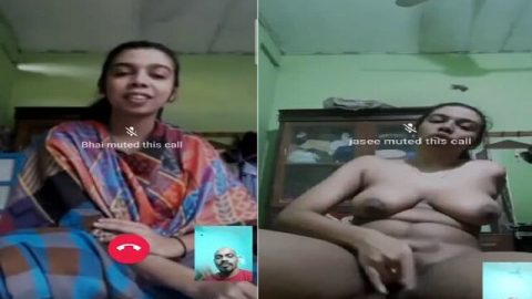 Indian video call sex chat of horny GF viral clip