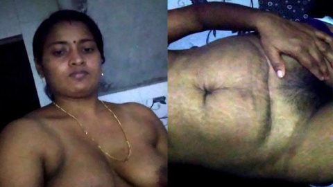 Indian wife showing her assets nude on cam