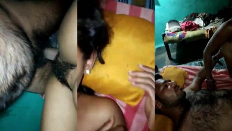 Innocent Haryanvi wife romantic night sex with hubby
