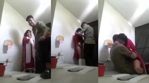Jodhpur sweet couple passionate fuck in public toilet