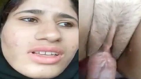 Kashmiri xxx outdoor sex of cute hijab girlfriend