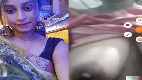 Kolkata girl viral boobs show on video call