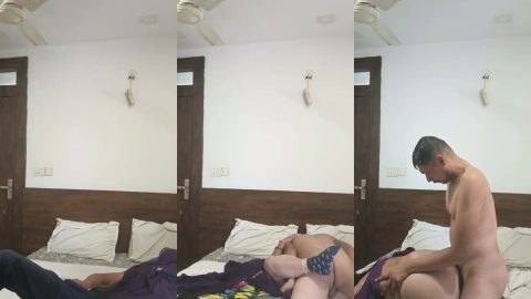Lusty Haryanvi aunty called and enjoyed intense pussy drilling by neighbour