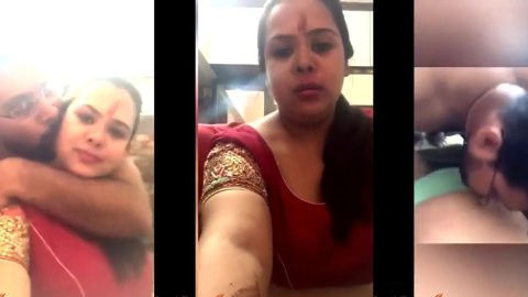 Lusty husband and chubby wife sexy Karwa Chauth xxx mms
