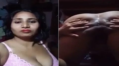 MILF desi anal showing with viral pussy show