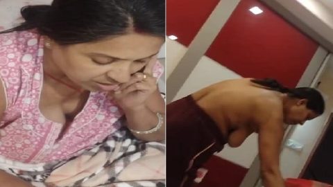 MILF dress changing caught on hidden cam sex