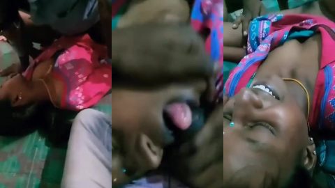 Madurai Tamil wife Shruti threesome sex with hubby and his friend
