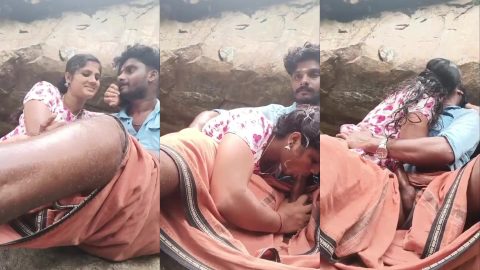Madurai horny couple stunning outdoor foreplay and dick sucking porn mms