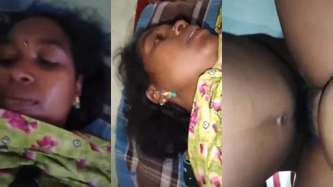 Malayali village horny husband licking and pounding wife's hairy pussy