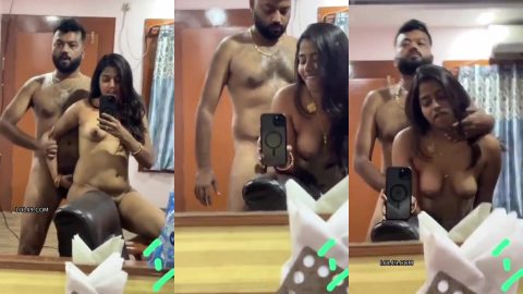 Marathi girl recording selfie mms fucking hard with bf