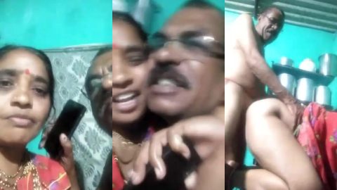 Marathi mature aunty fucking swiftly with uncle during talking on call