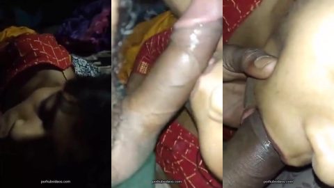 Marathi village wife sucked hubby's dick and gets cum in mouth