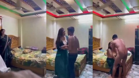 Married girl called her bf at home and having romantic sex