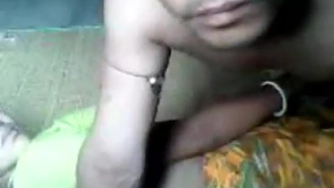 Newly married village bengali boudi rough sex with husband