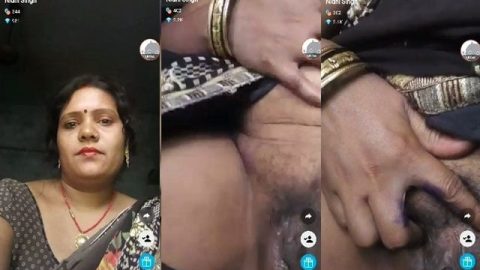 Nidhi Bhabhi hot live pussy show