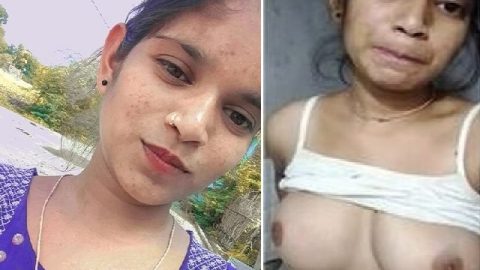 Northeast girl boobs show selfie viral video