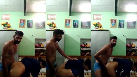 Pahadi mascular husband dominating his wife in doggy style fuck