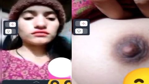 Paki babe milking big boobs and shaved pussy