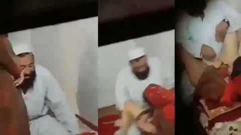 Pakistani Maulana viral sex scandal with cute bhabhi