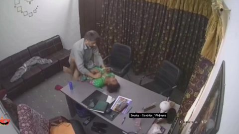 Pakistani mature boss and young maid viral office sex cctv mms