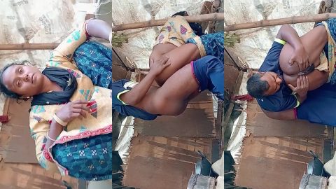 Patna chubby aunty's pussy drilled and creampied outdoor