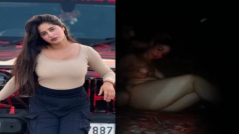 Punjabi Instagram influencer boob press and viral sex