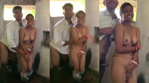 Punjabi village kudi Simran nude xxx with pervert bf front of his friends