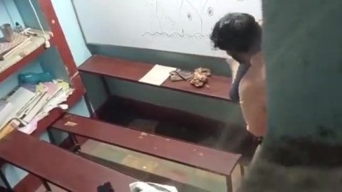 Rajasthani beautiful teacher and pervert principal hidden xxx mms