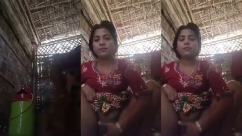 Rajasthani village housewife hot solo sex mms