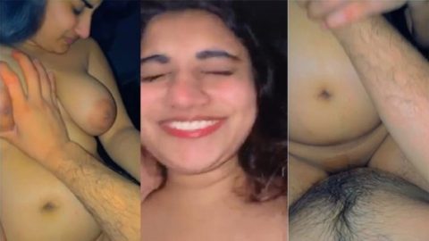 Sex with cute college girlfriend in hotel