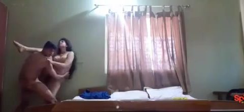 Sexy Bhojpuri bhabhi intense hard sex with hot lover in Oyo hotel