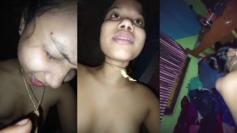 Slim Bengali girl first time riding on boyfriend's thick dick