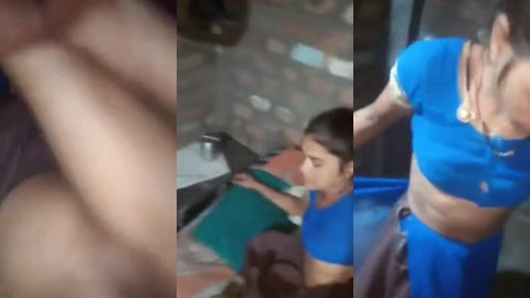 Slim Bihari bhabhi and neighbour hot erotic porn mms