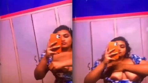 Snapchat girl showing big boobs viral leaked video