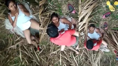 South Indian chubby girl enjoying outdoor sex with lover