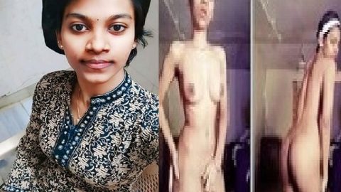 Tamil girl nude selfie video making for lover