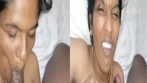 Tamil girl sucking brown dick viral sex video