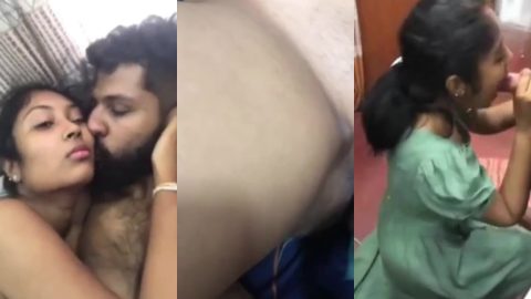 Tamil horny lovers romantic kissing and fucking porn mms