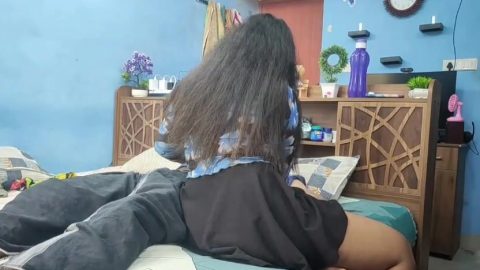 Tamil horny wife flirting and sucking hubby's cock