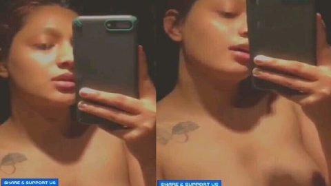 Tattooed Mumbai Girlfriend Boobs Viral Mms Sex