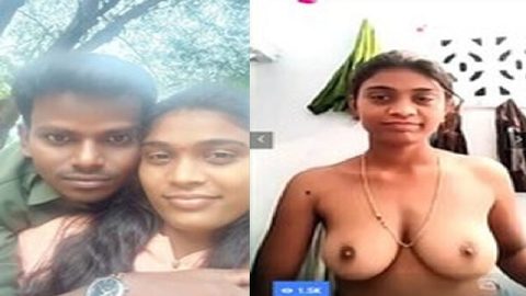 Telugu big boobs girl topless viral video call