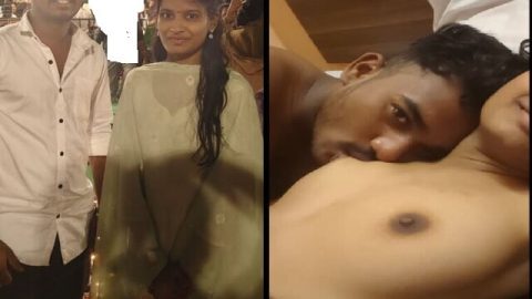 Telugu college lovers fucking and pussy licking viral MMS