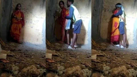 UP village cheater bhabhi secretly meeting and fucking with lover