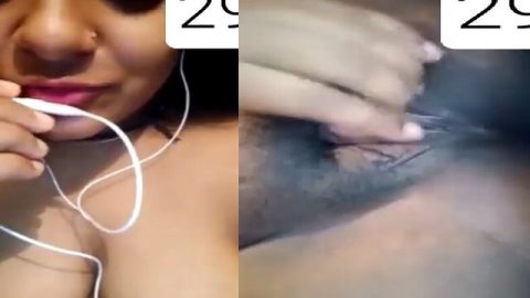 WhatsApp video call recording of college girl