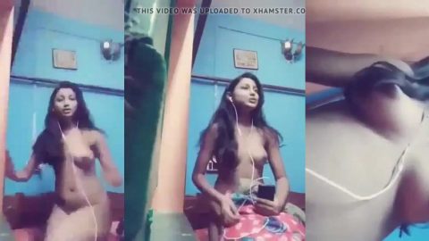 Young Bangla girl talking nude on vc with boyfriend