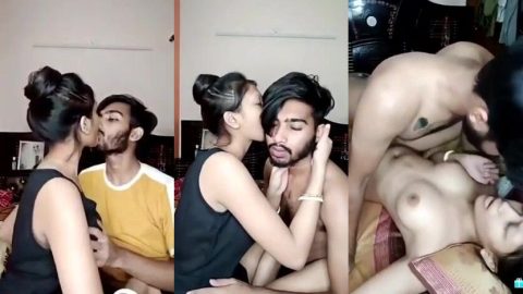 Young Bengali couple rough passionate sex on live cam