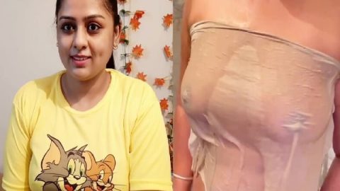 Youtuber bathing naked Indian girl mms video