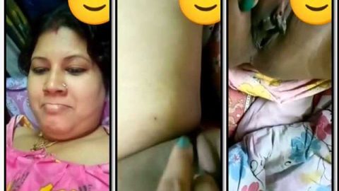 Adorable housewife fingering pussy tasing cum